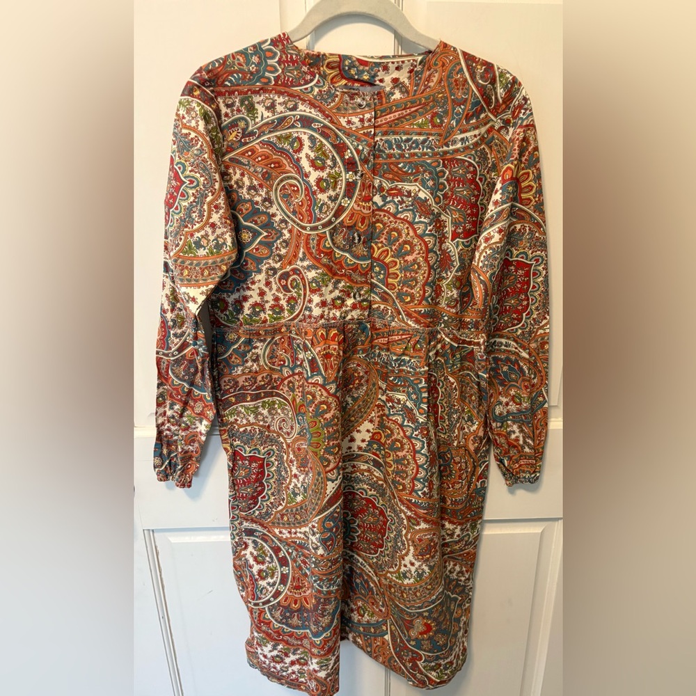 CEO Ceylan Otantik Turkey cotton paisley floral dress women’s 1 36 38 s small